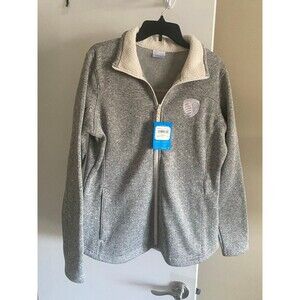 Columbia Canyon Point Sweater Fleece FZ Chalk Womens XL Kansas City Sporting NWT